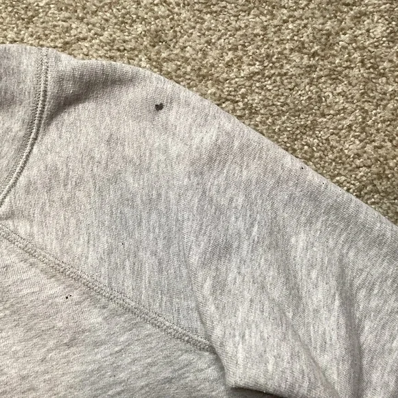 Kate Spade x Darcel Boatneck Grey Sweatshirt Pink Donut Medium Doughnut Top - Picture 5 of 9